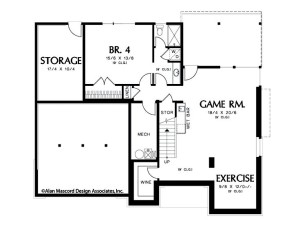 Planos de casa moderna de tres niveles3